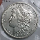 1893-P Morgan Silver Dollar-AU/BU-Rare Key Date-Low Mintage of 378,792