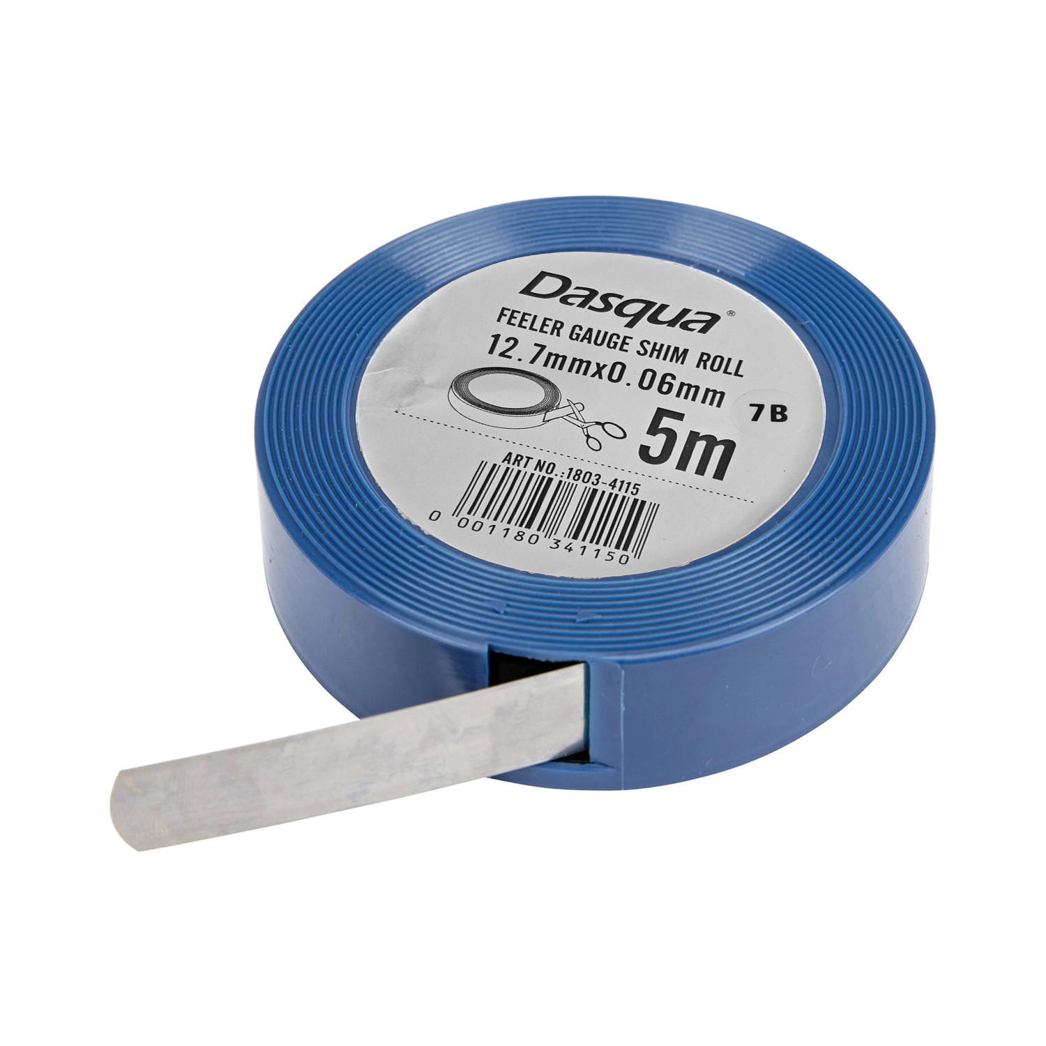 DASQUA FEELER GAUGE SHIM ROLL 0.06MM THICK 1/2″ WIDE 5 METRE LONG 1803-4115