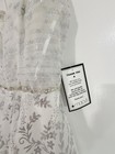 ECP White/Silver Beaded Glitter Tulle Wedding Ball Gown A-Line 9/10 — photo 5