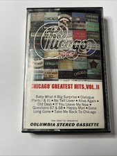 Chicago Chicago Greatest Hits Volume II Cassette 1981 Columbia Alive Again