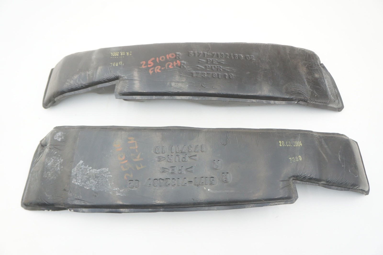 Set Front Left Right Sound Insulation OEM 51487132467 Rolls Royce Phantom Vii 06
