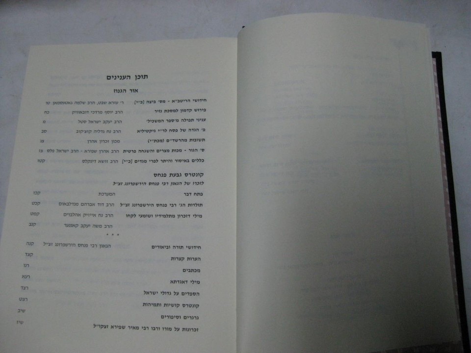 Hebrew eshurun Journal 26 5712 ישורון כו R PINCHAS HIRSCHPRUNG ISSUE ...
