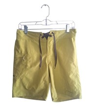Patagonia Wavefarer Board Shorts Mens 28 Green Surfwear Beach Logo