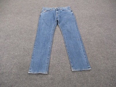 Todd Snyder Jeans Mens 32 X 32 Blue Denim Bootcut Slim Fit Country Faded Stretch