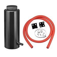 Coolant Overflow Tank Universal Radiator Overflow Tank 800 Milliliters black