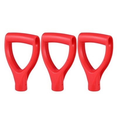 3PCS-Griff für Kunststoff-D-förmiger Spatengriff ergonomisch hängen für rot
