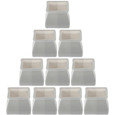 10 Pcs Non Slip Silicone Chair Leg Pads Furniture Leg Covers Floor Protectors