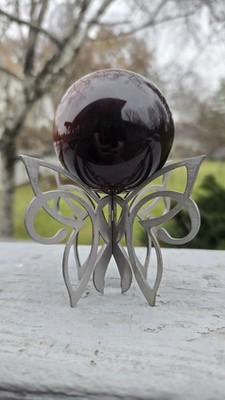 Sphere Stand With Butterfly Ribbon (sphere Not included) 