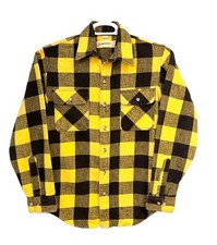 Vintage 80s 90s St Johns Bay Flannel Shirt Small Heavy Cotton USA Made Grunge