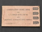 WW2 WWII 1942 US Military Soldiers Combination Score Book for M1903 M1 M1918A2