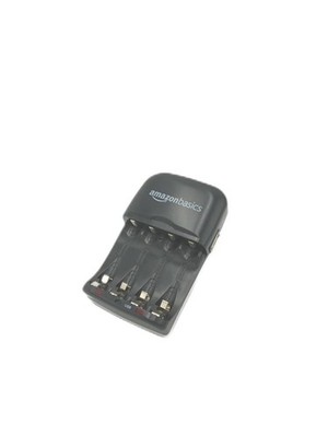 Amazon Basics Batterieladegerät Elektronik Zubehör Modell Schwarz Akkus laden le