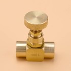 Brass Instrument Gas Needle Valve Female 1/4" x 1/4" NPT 600PSI