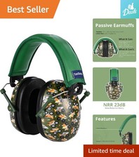 130 Kids Hearing Protection Earmuffs - Soft Cushions  Sound Isolation, 3-16 Yrs