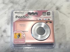 NEW - Vivitar Popsnap Digital Camera 1080 HD 44MP 16X Zoom PINK - Free Shipping