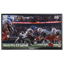 Sylvox Outdoor Google TV 65in Large Waterproof IP55 4K HDR 10 1000nit Dolby Atmo