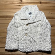 Patagonia Pelage Deep-Pile Fleece High Neck Asymmetrical Jacket Girls Size 14 XL