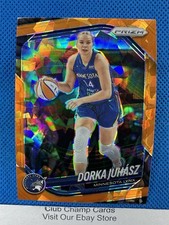 2025 #109 Dorka Juhasz Panini Prizm Orange Ice Prizm Lynx