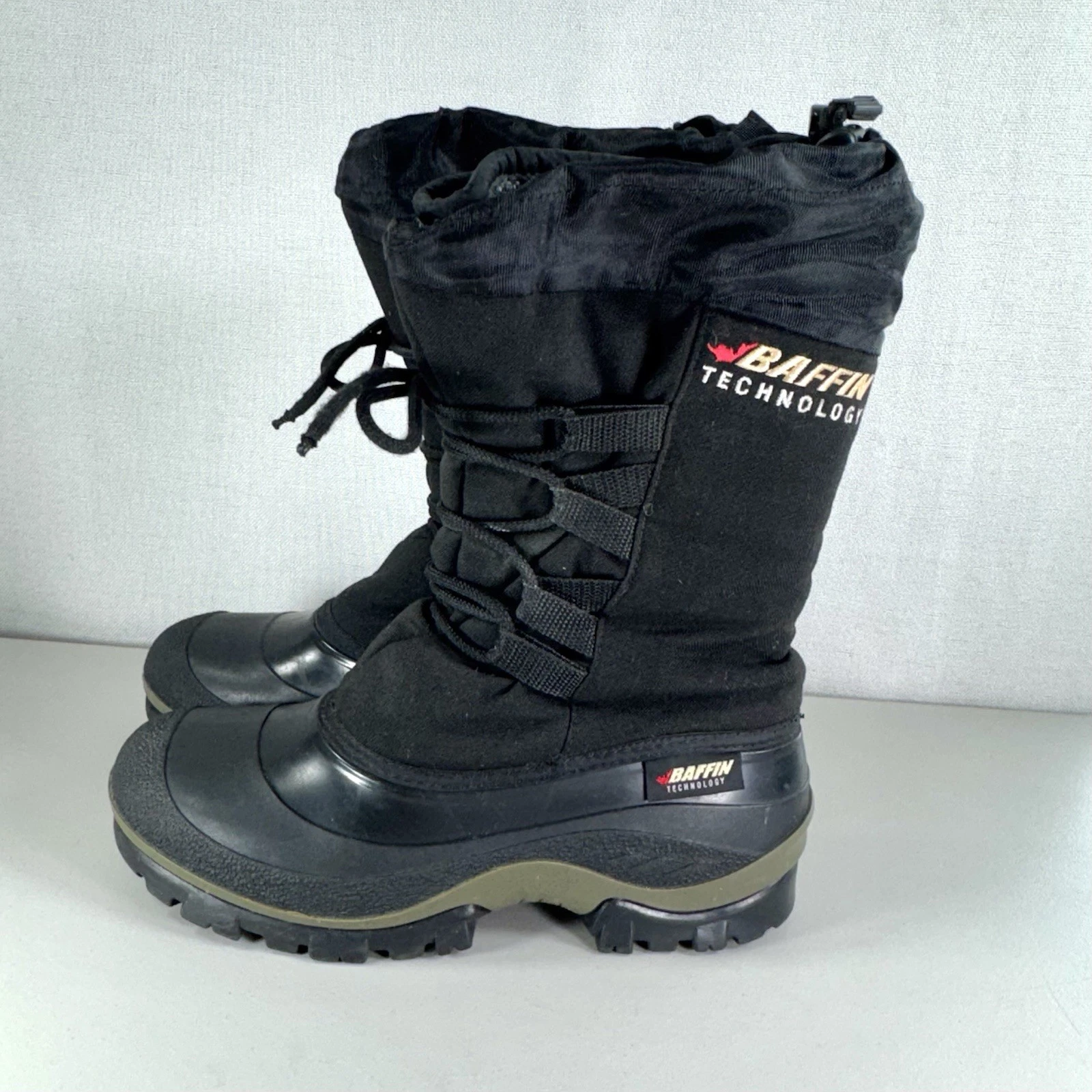 Baffin Technology Winter Snow Boot Men 8 Women 10 Wool Blend Liner Made/Canada
