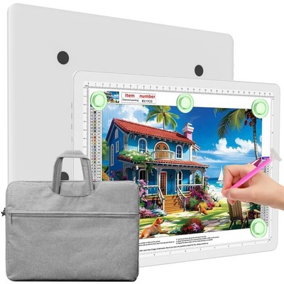 Elice Magnetic A4 Light Board with Bag for Diamond Painting, Tracing LED Ligh...