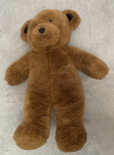 Build A Bear Workshop Classic Brown Teddy Bear Plush Stuffed Animal 15" VTG BABW