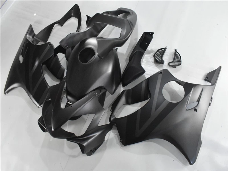 Carenado de inyección FKA negro con cubierta de tanque apto para Honda 2001-2003 CBR600F4I Foto 3 de 4