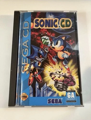 Sonic CD (Sega CD, 1993) Authentic CIB Complete w/ Registration Card *Tested*