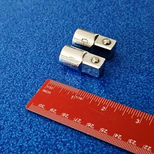 YOU GET BOTH!  3/8" TO 1/2" DRIVE KD USA ADAPTERS AUTO REPAIR P/N 72156