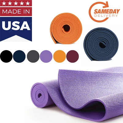CALIHOME MADE IN USA Athletic Exercise yoga mat Multi color FAST SHIPPING