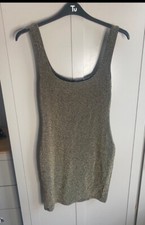 Pretty Little Thing Gold Glitter Dress