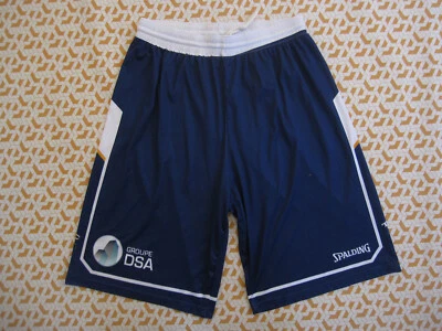 Short Basket Spalding TBC Toulouse Basketball porté #16 Vintage Homme - XXL - Photo 1/4