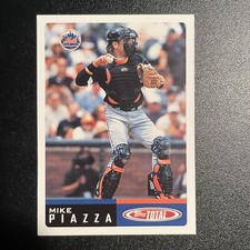 2002 Topps Total Baseball Team Checklist #TTC19 Mike Piazza New York Mets