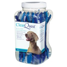 Dog Cat Puppy Dental Toothbrush Dual End ClearQuest Bulk 2, 5, 20, 10, 50 count