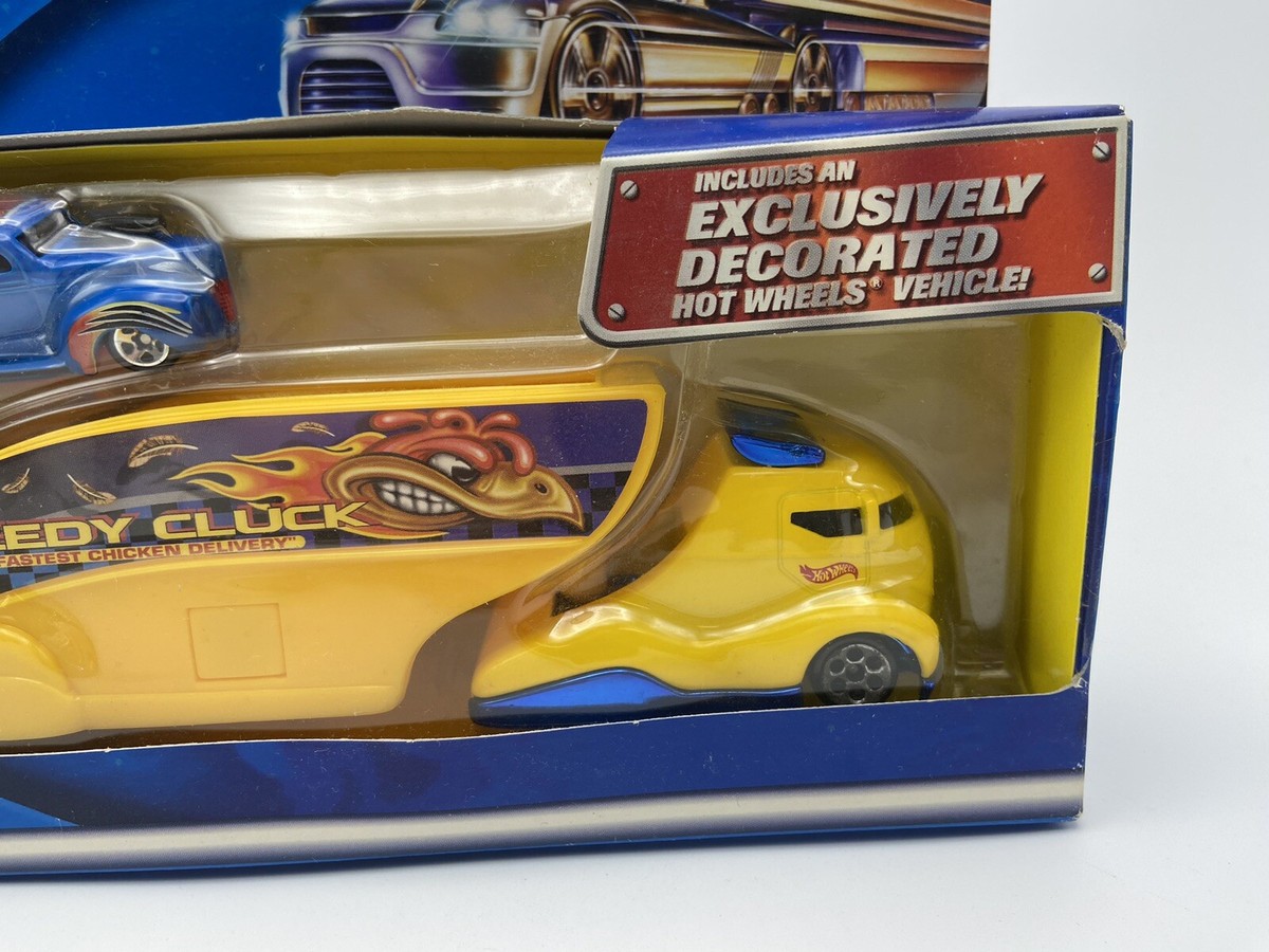 Hot Wheels Pavement Pounders Car with Hauler 1/64 #89045