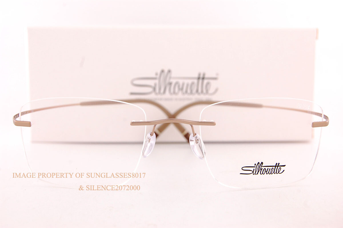 New Silhouette Eyeglass Frames TMA The Icon 5541 DQ 8540 Mercury
