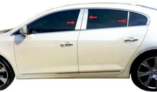For 10-16 Buick Lacrosse 6pc Stainless Steel Chrome Pillar Post Trim