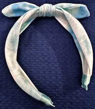 Light Blueish Green Head Band, 6" Tall and 5" Wide.