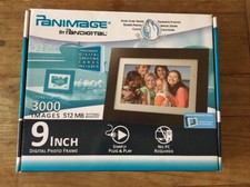 New Panimage PanDigital 9" inch LCD Screen Digital Photo Frame Picture Black Mat