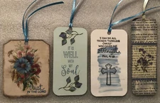 Inspirational Bookmarks. Lot of 4