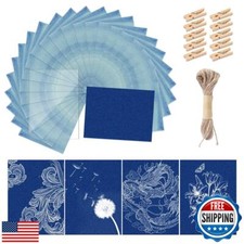 30 Pcs Cyanotype Paper Sun Print Paper Kit High Sensitivity Nature Drawing Pr