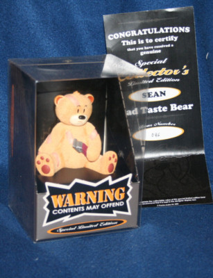 Bad Taste Bear Bears BTB BTBs  SEAN Collectors Edition  inkl. Zert. 96/500 PK012