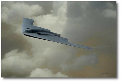 That's The Spirit by Peter Chilelli - Northrop Grumman B-2 Spirit - Aviation Art
