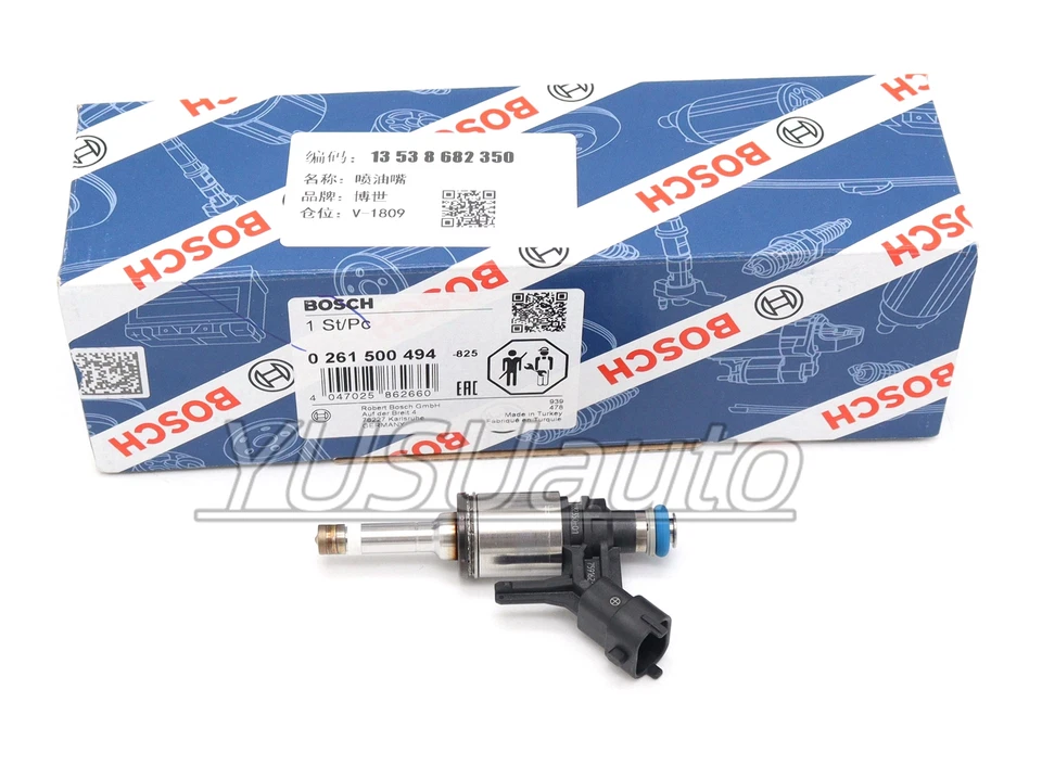 4x Inyectores de combustible BOSCH para Peugeot 208 508 308 3008 2009-2017 1.6T 0261500494 Foto 4 de 4