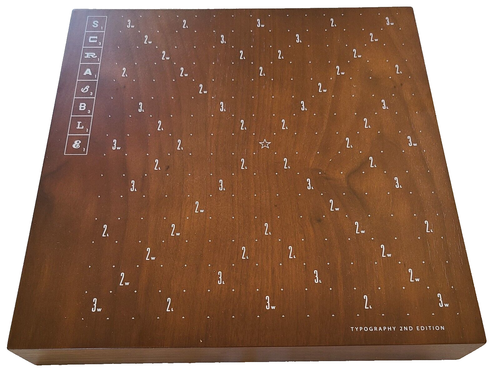 Collector's Edition - Scrabble Typography 2nd Edition by Andrew Capener - NEW - Picture 14 of 14
