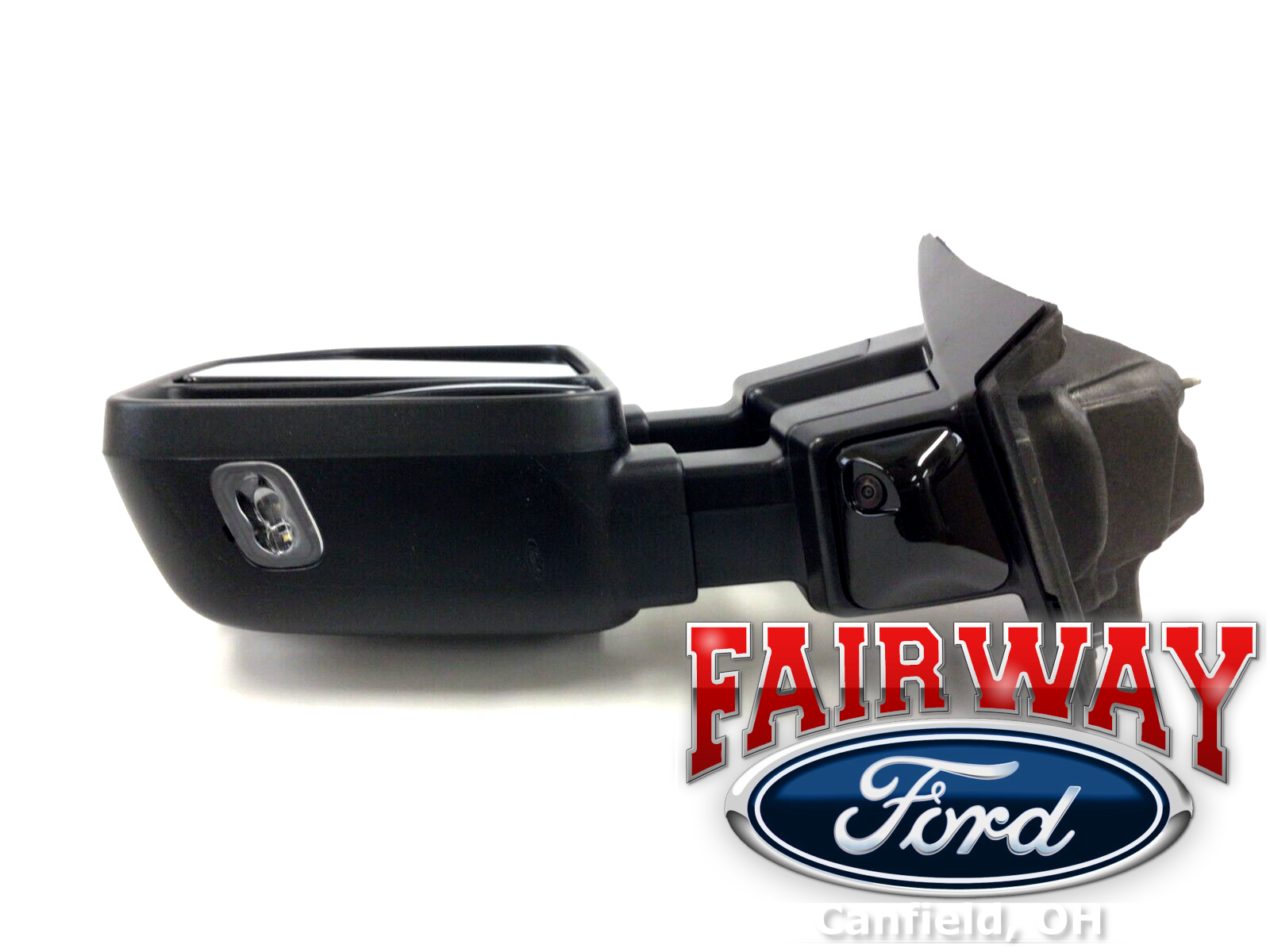 2020 2022 F250 F350 MIRROR W/Cover LEFT CAMERA BLIND SPOT OEM FORD 