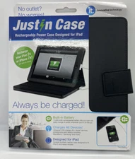 Just In Case - 11,600 mAh Rechargeable Power Case for iPad (Gen 1, 2, 3 and 4)