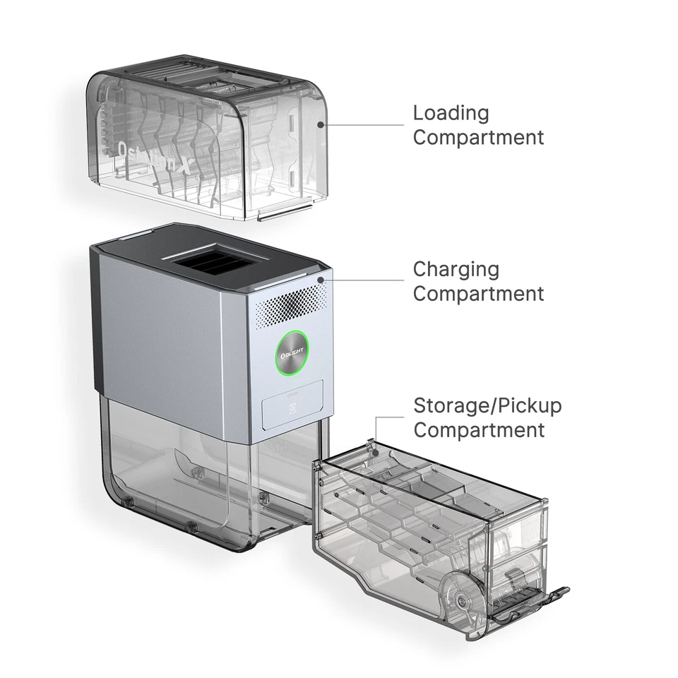 Cargador de Batería AAA Automático Recargable Olight OstationX - Batería NO Incluida Foto 4 de 4