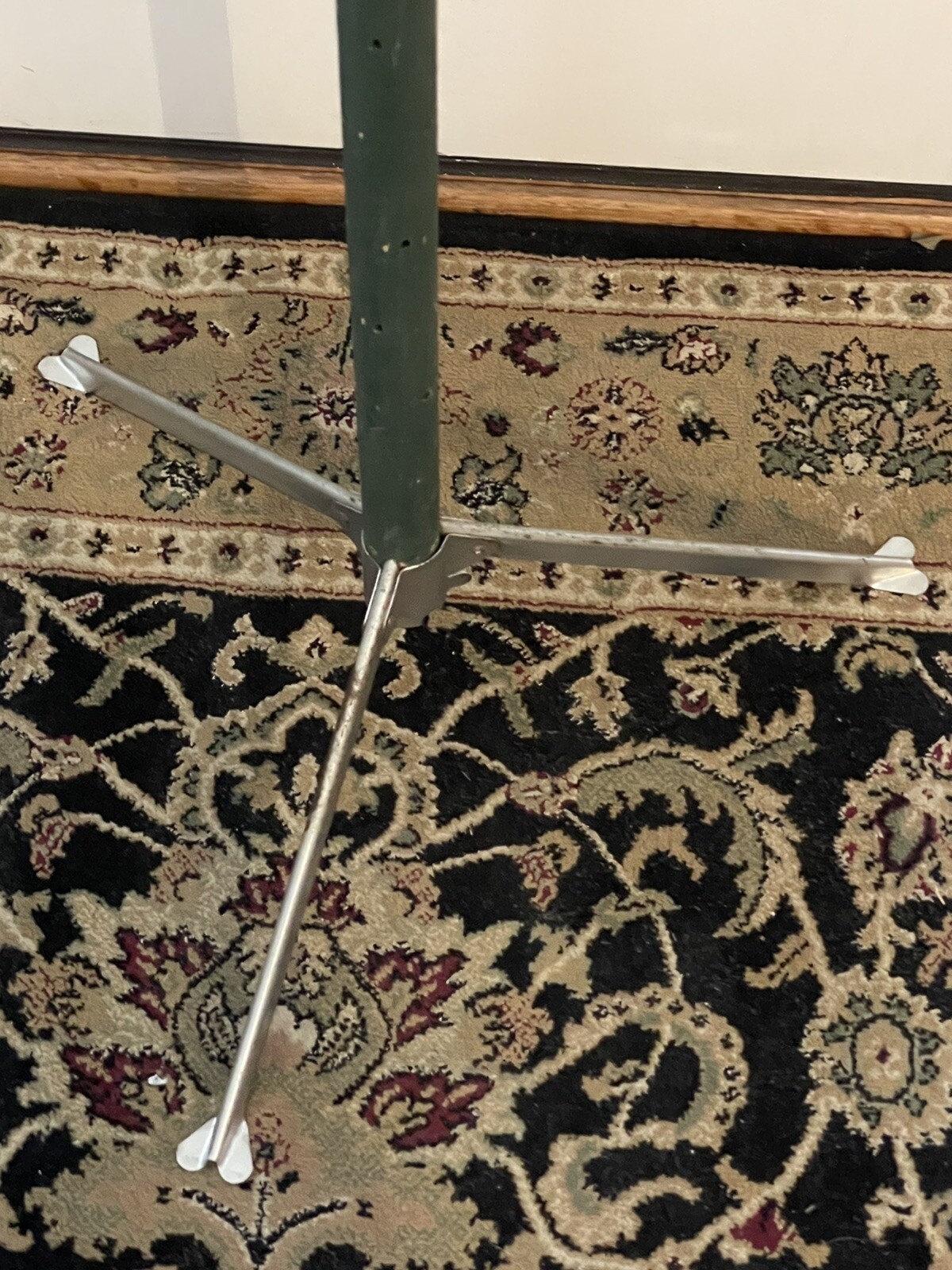 Vintage Yule Craft Fantasy Christmas Tree RARE Blue & Green Colorized