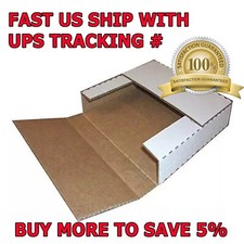 100 LP Premium Record Album Mailers Book Box Variable Depth Laser Disc Mailers