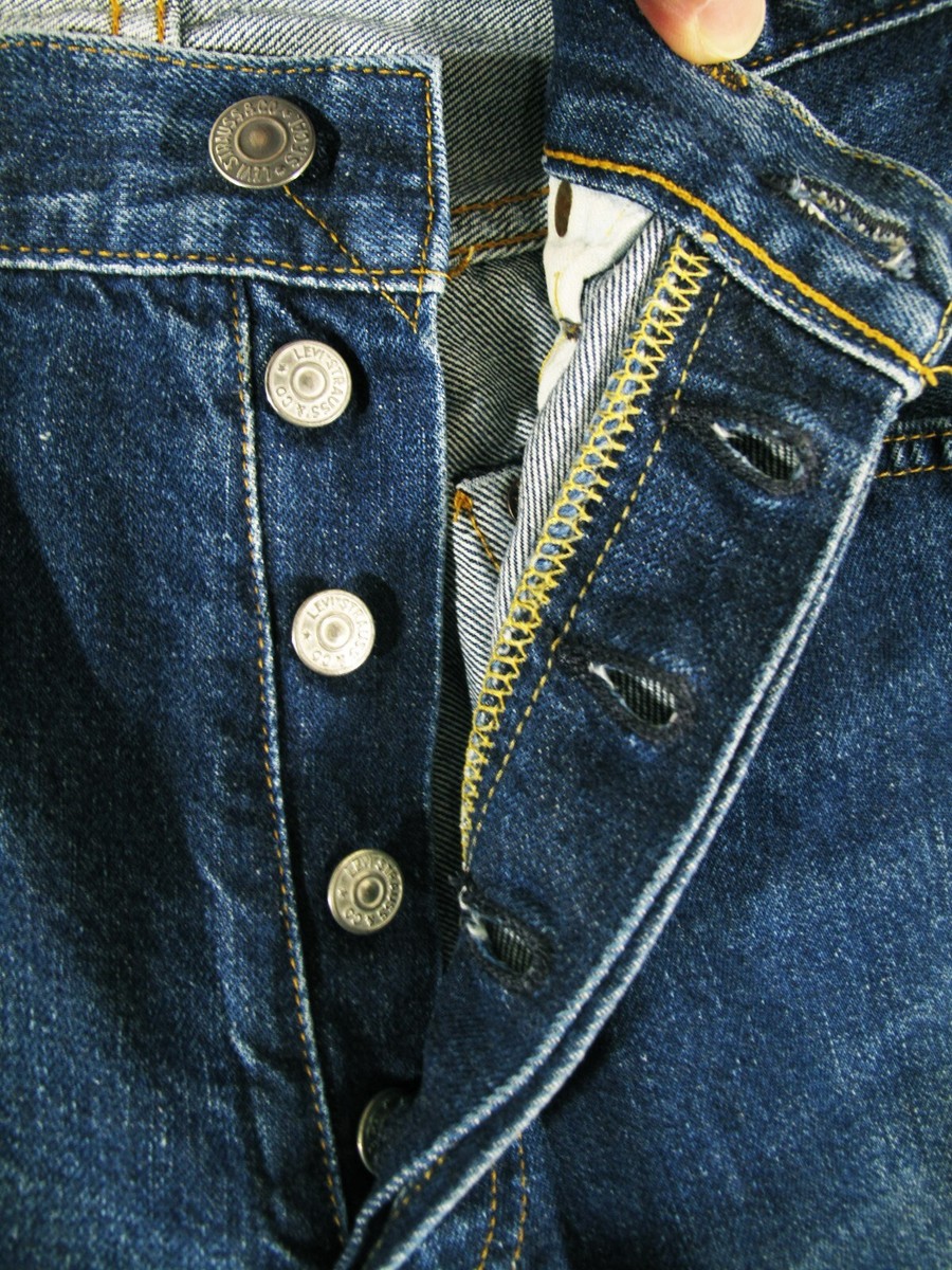 HOT VTG 90s LVC USA Men LEVI'S 501xx BIG E SELVEDGE 555 Jeans 30