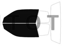 PreCut Film Front 2 Door Windows Any Tint Shade For Buick Skylark 2door 1985-91